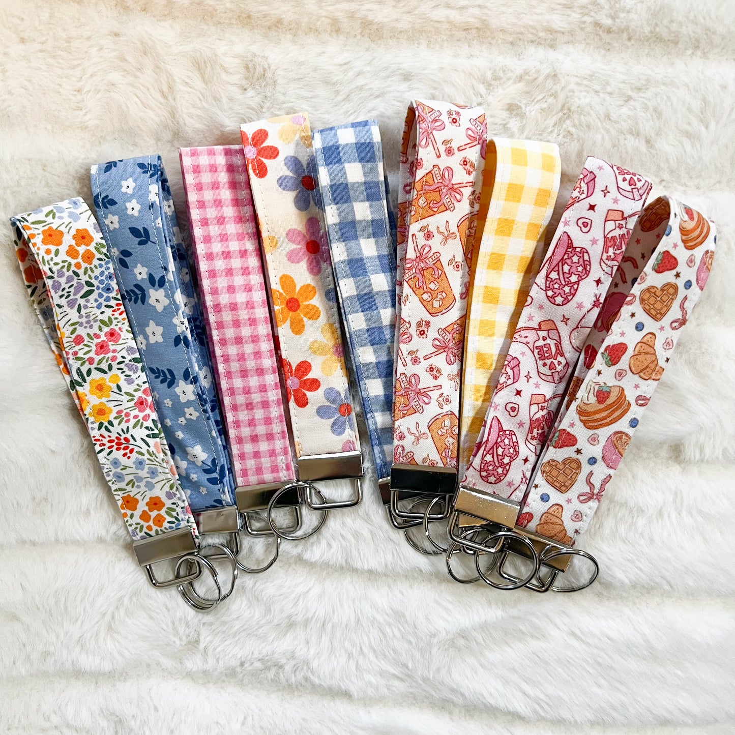 Wristlet Key Fob - Iced Coffee