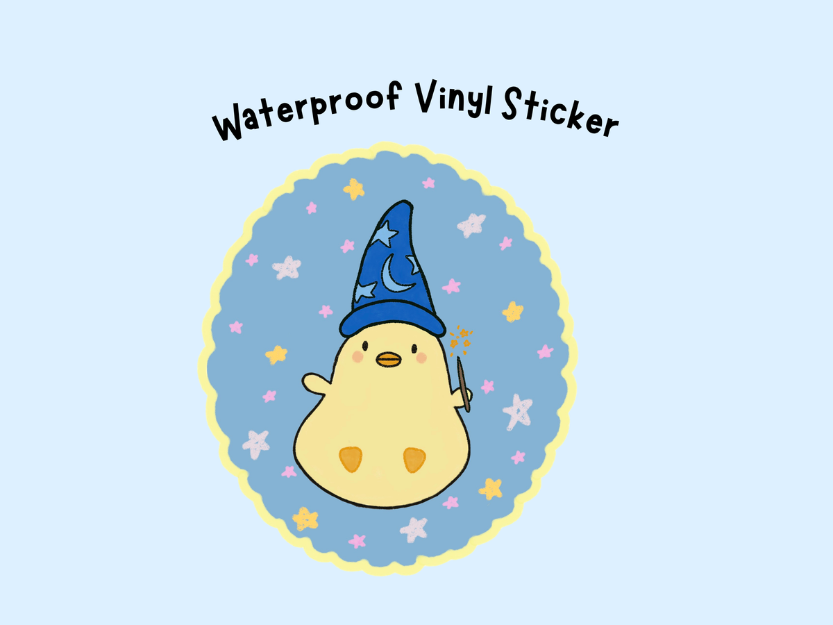 Park Ducky Sorcerer Sticker - Vinyl Waterproof