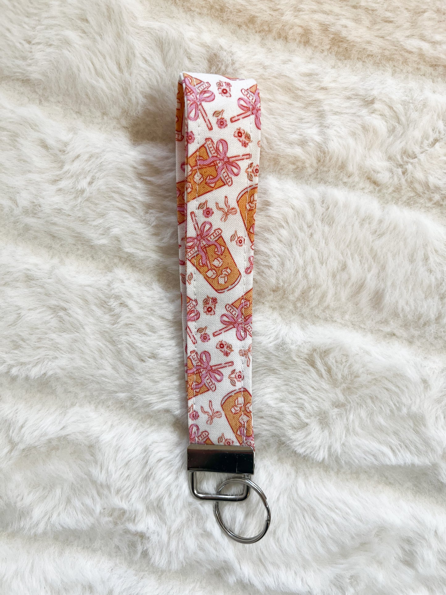 Wristlet Key Fob - Iced Coffee