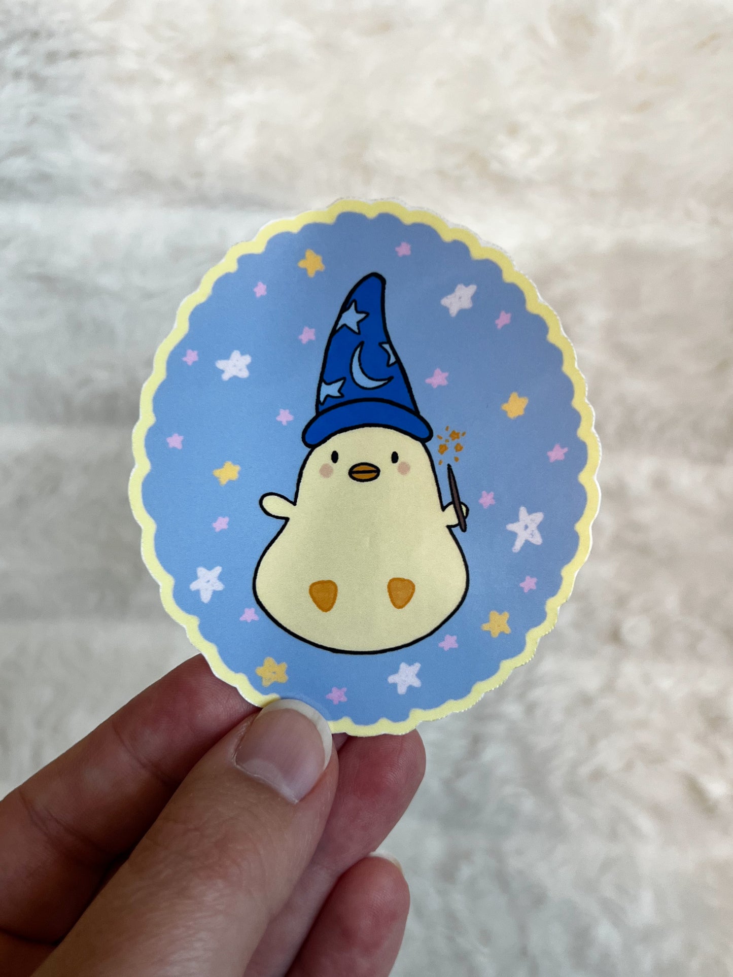 Park Ducky Sorcerer Sticker - Vinyl Waterproof