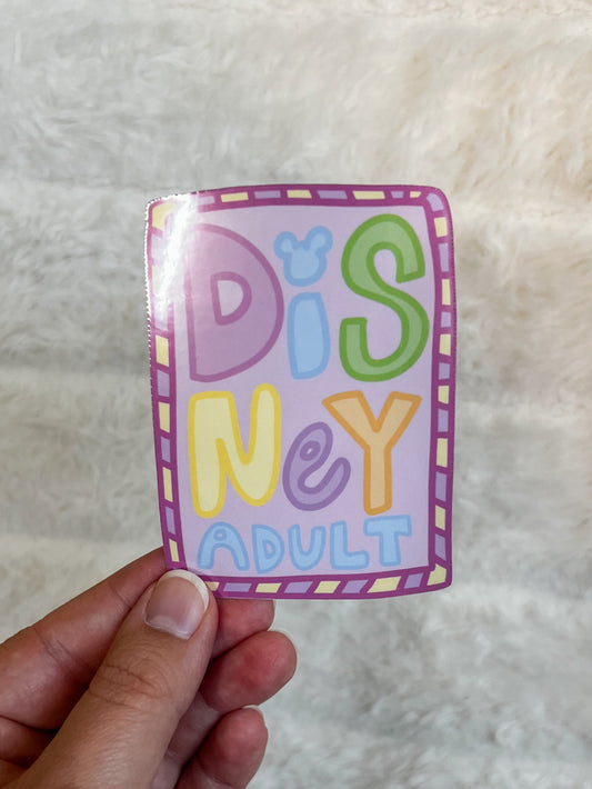 Disney Adult Sticker - Vinyl Waterproof